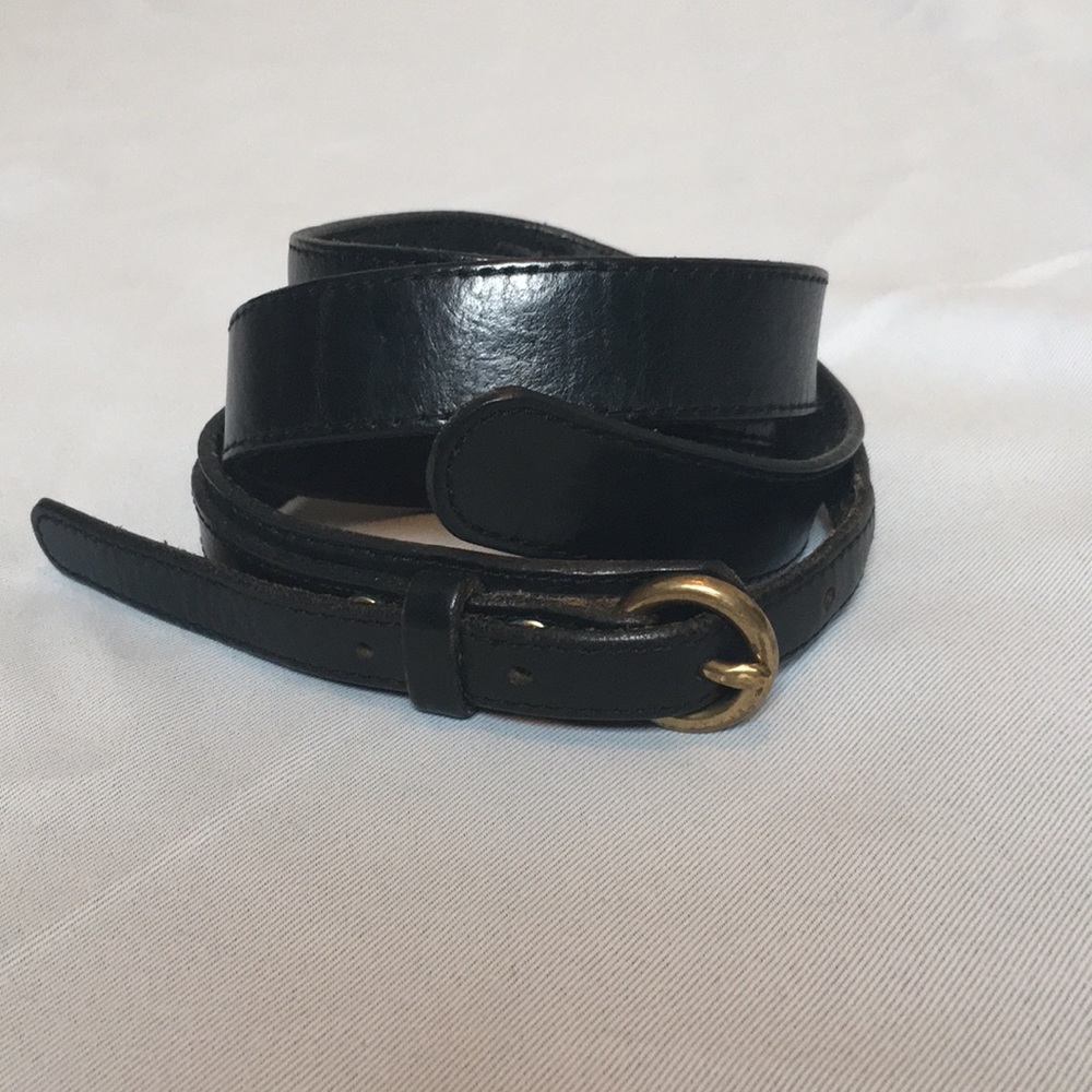 Madewell Black Leather Belt